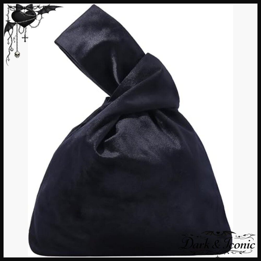 Velvet Wristlet Clutch Mini Tote Bag for Phone Wallet Keys Travel